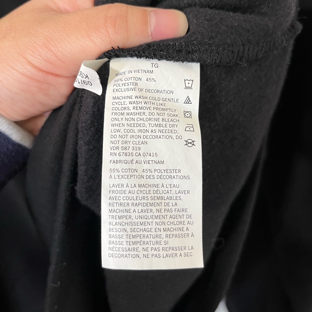 Nautica Men's Black Quarter-Zip Pullover Sweatshirt Size XL - Picture 10 of 10
